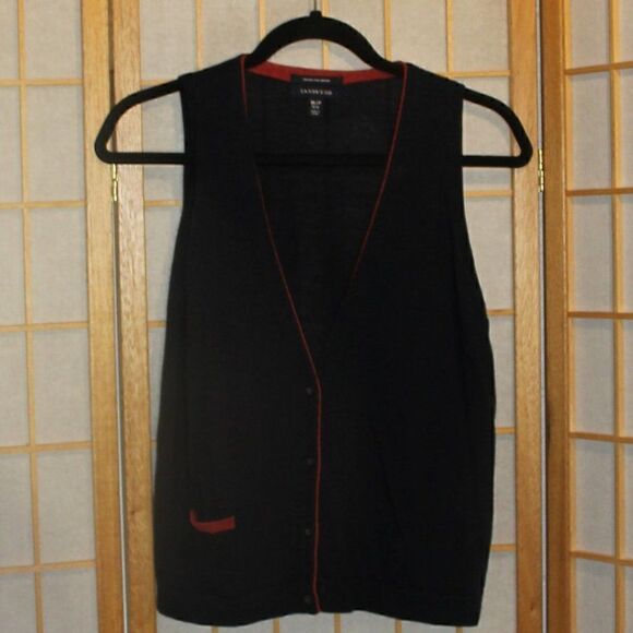 Lands' End MedPet Merino Wool Sweater Vest - Picture 2 of 15